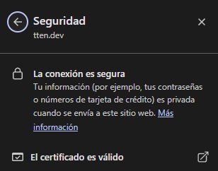 Comprobación de https en navegador Brave